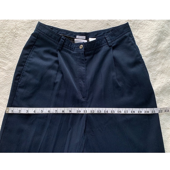 womens Liz Claiborne pleated straight-leg chinos - Picture 5 of 8